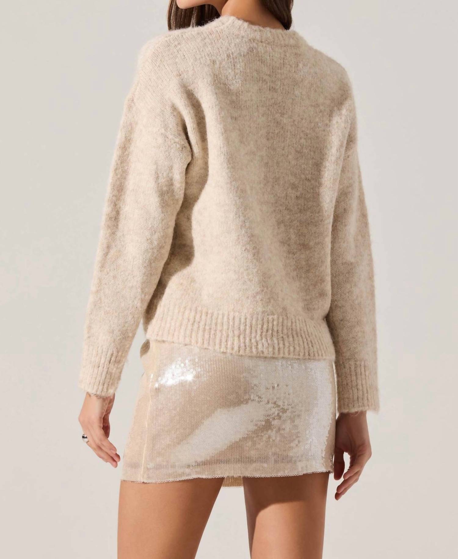 Astr - Selbie Brushed Knit Sweater