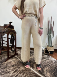 Miou Muse - The Austin Knit Crop Pant