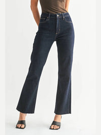 Just Black Denim - Cropped Flare Jeans