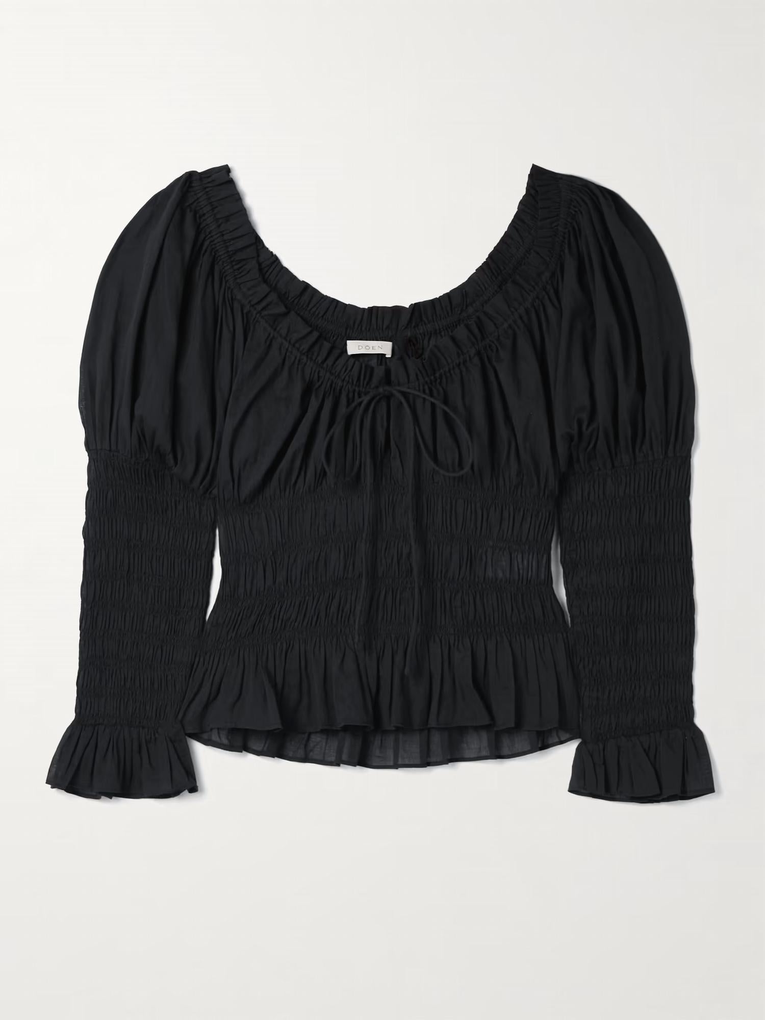 Dôen - Baptisia Shirred Top