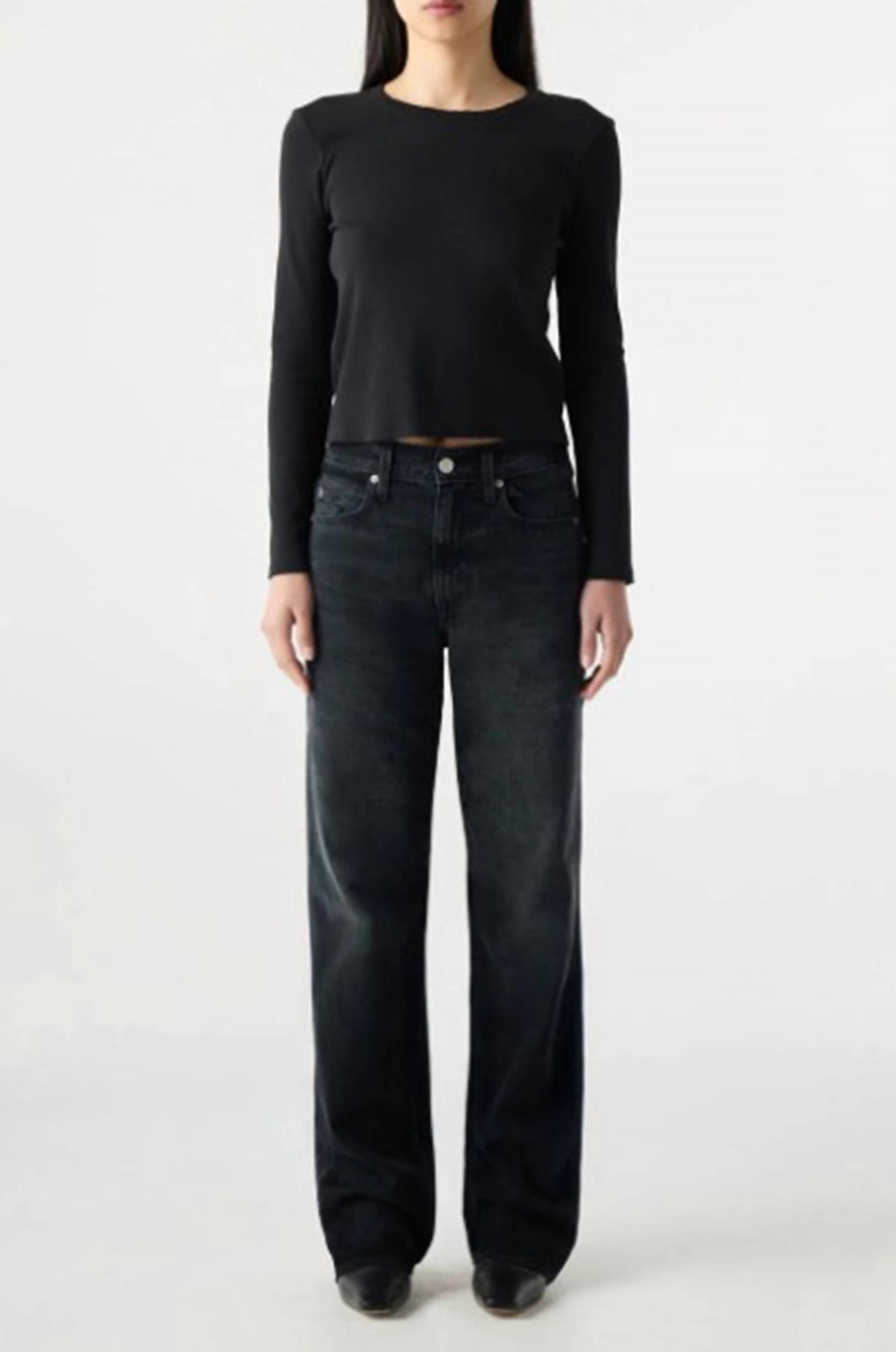 Amo - Annette High Rise Straight Leg Jeans