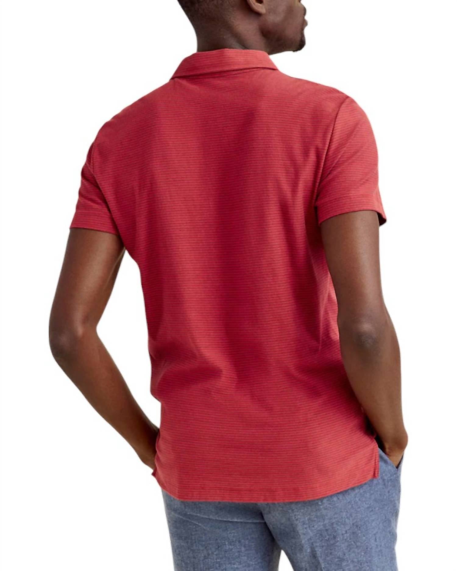 Billy Reid - STRIPE PENSACOLA POLO