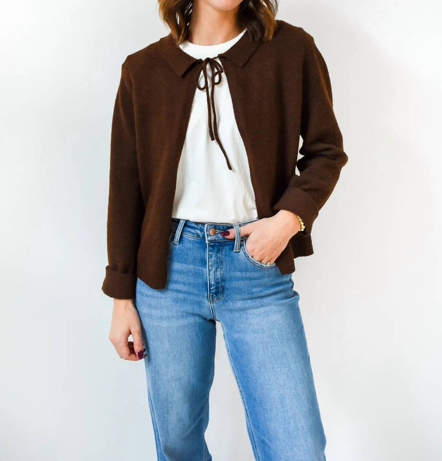 Things Between - Charm Open Tie Cardigan