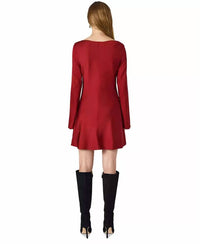 French Connection - Ennis Satin Long Sleeve Mini Dress