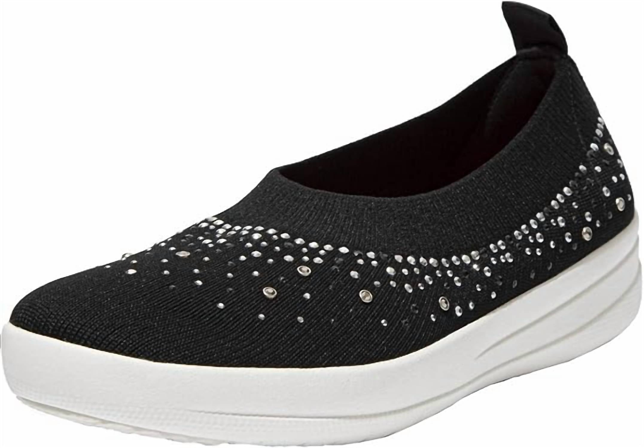 Fitflop - Women's Uberknit Ombre Crystal Ballerinas Shoes