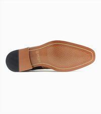 STACY ADAMS Men's Tinsley Wingtip Oxfords in tan multi - men's shoe - alternate view