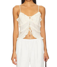 Astr - Islah Tie-front Top