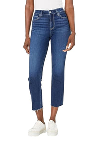 Paige - Cindy Crop Raw Hem Jean