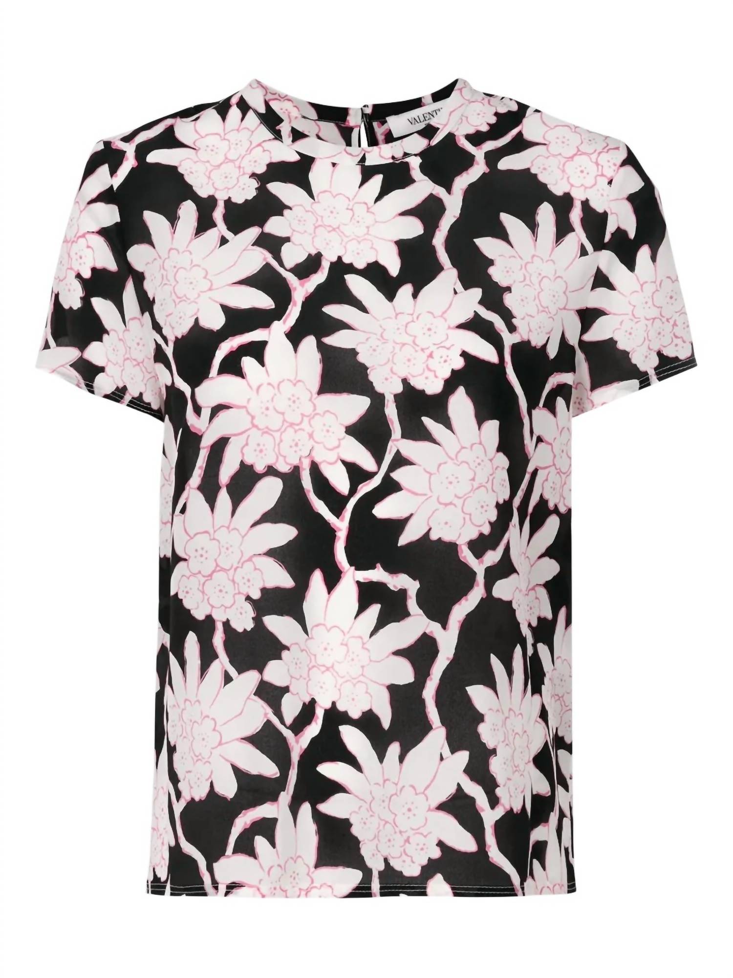 Valentino - Flora -print T-shirt