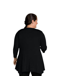On The Plus Side - Tamsin 3/4 Sleeve Top - Plus