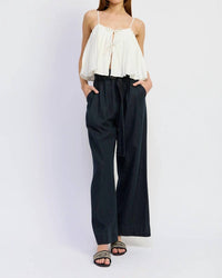 En Saison Natalia Trouser in vintage indigo - women's pants