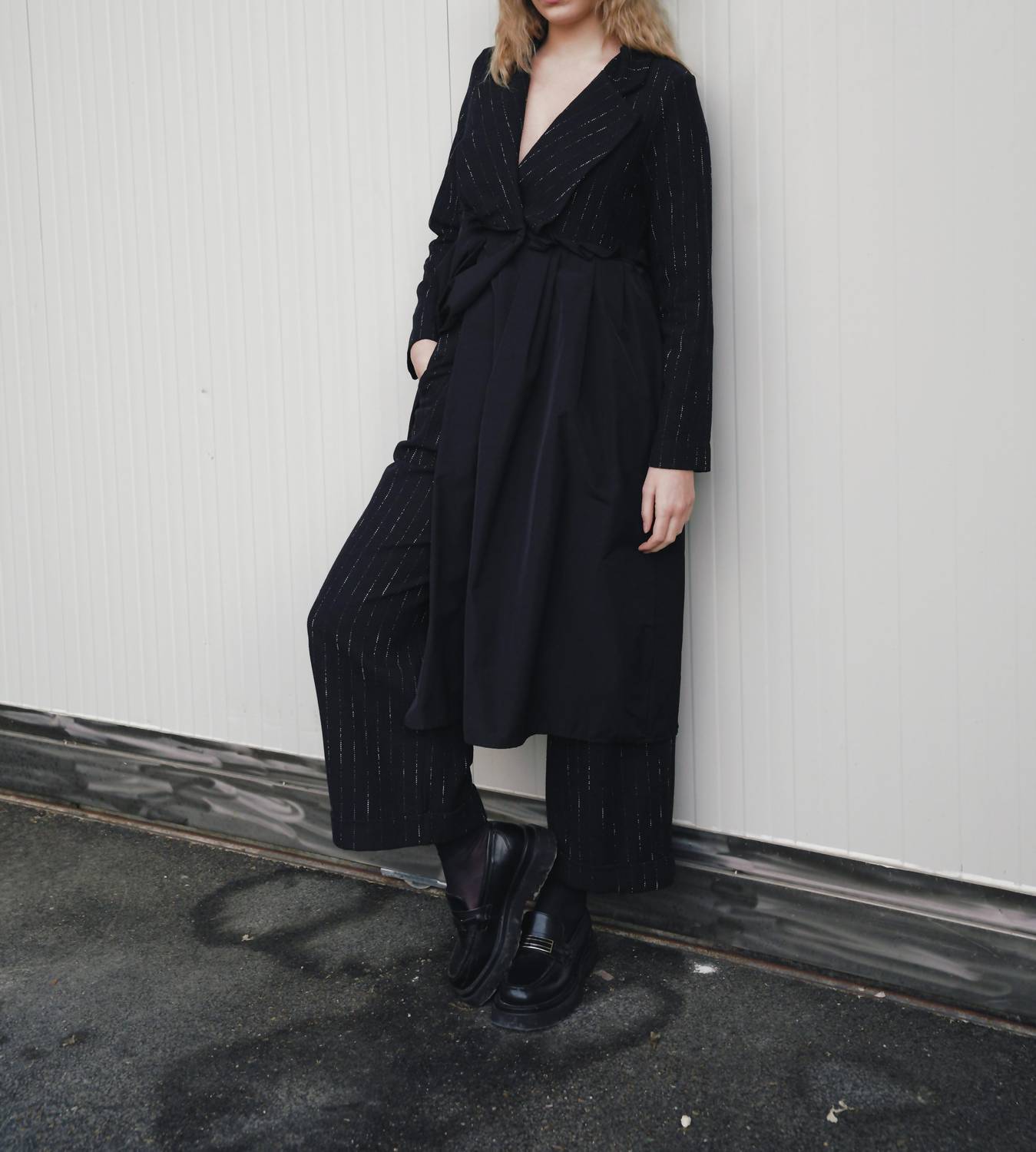 Baci - Dust Coat Pleated Dress
