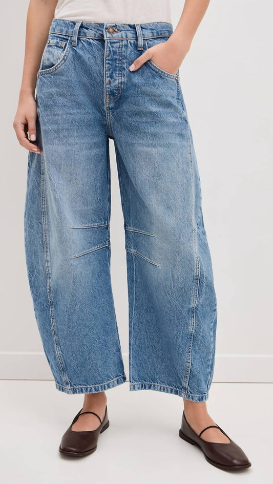 Free People - Good Luck Mid-rise Barrel Jeans
