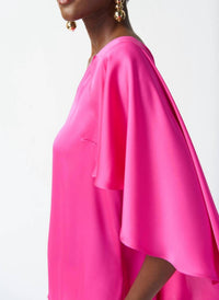 Joseph Ribkoff - V-neck Flutter Sleeve Pullover