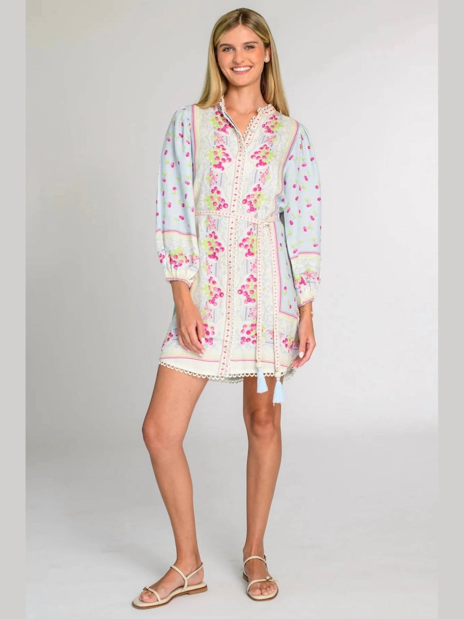 Elizabeth James The Label - Sadie Balloon Sleeves Dress