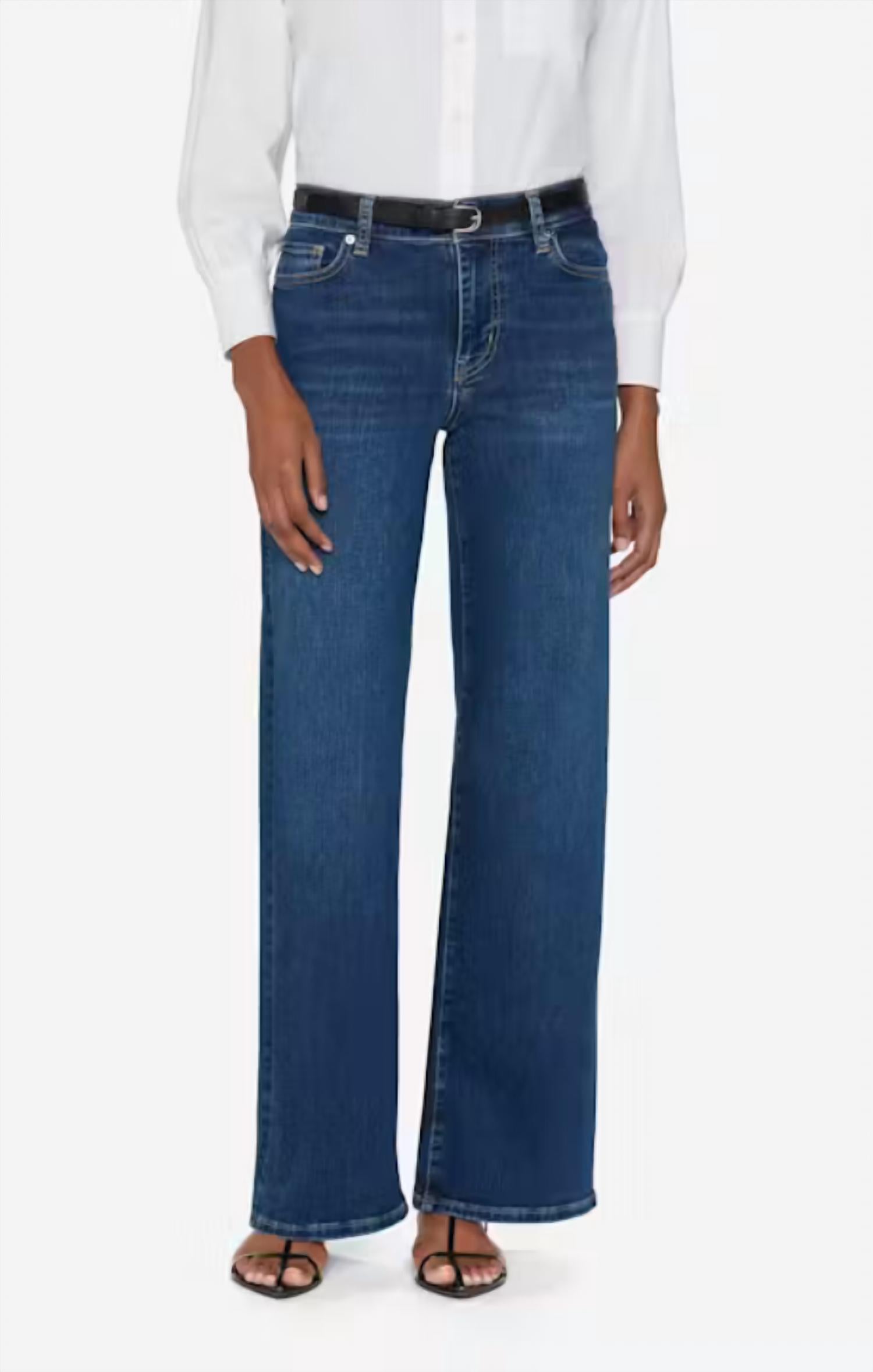 Frame - Le Slim Palazzo High Rise Wide-leg Jean