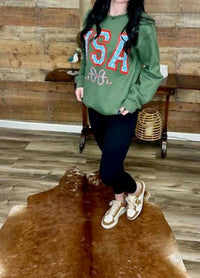 Bella Closet - USA Fleece Sweatshirt