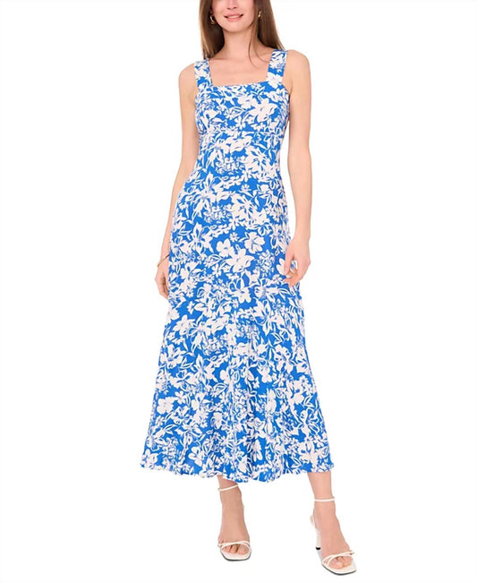 Vince Camuto - Floral Square Neckline Maxi Dress