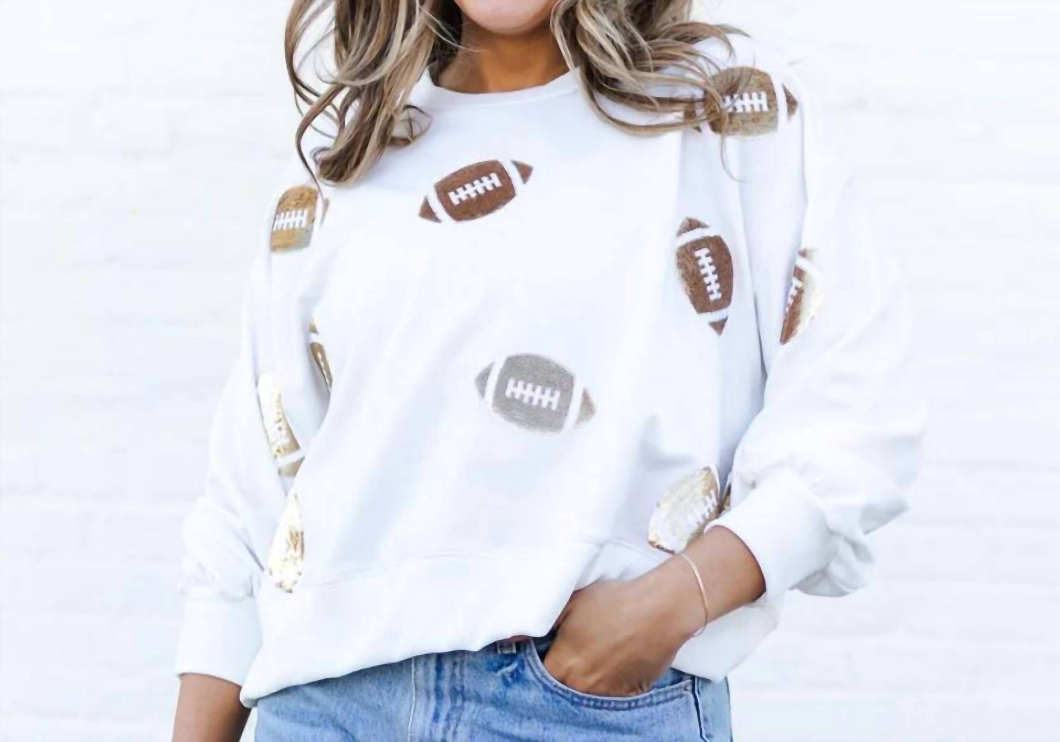 Mary Square - Football Millie Sweatshirt