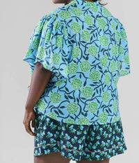 De Loreta - Estefania Floral Pullover Short - Plus