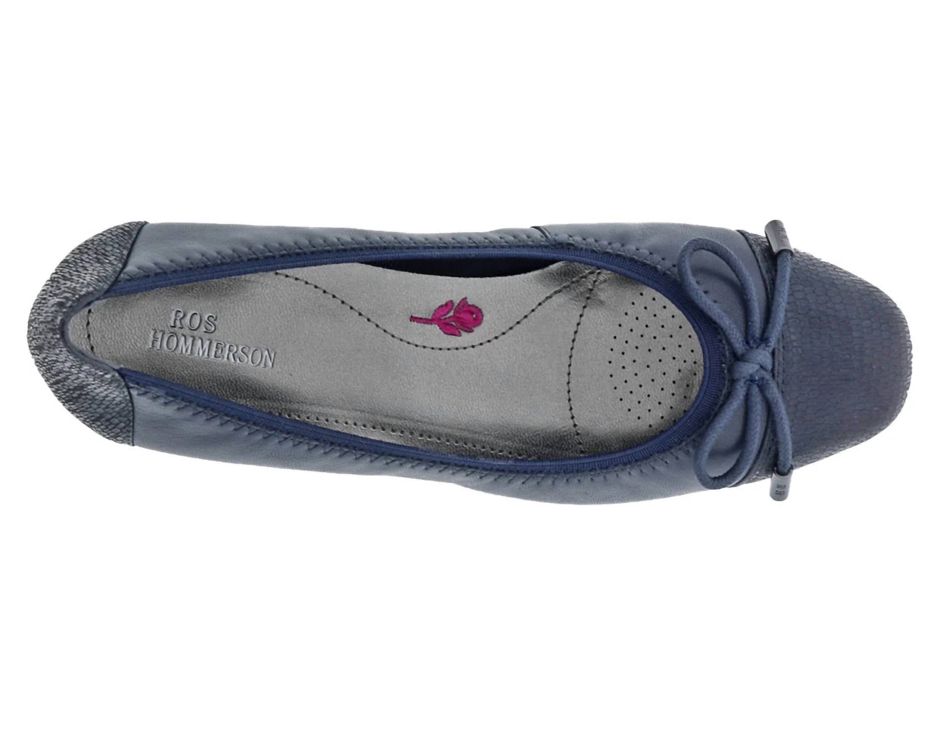 Ros Hommerson Women's Tasha Ballet Flats in navy - women's flats - view 6