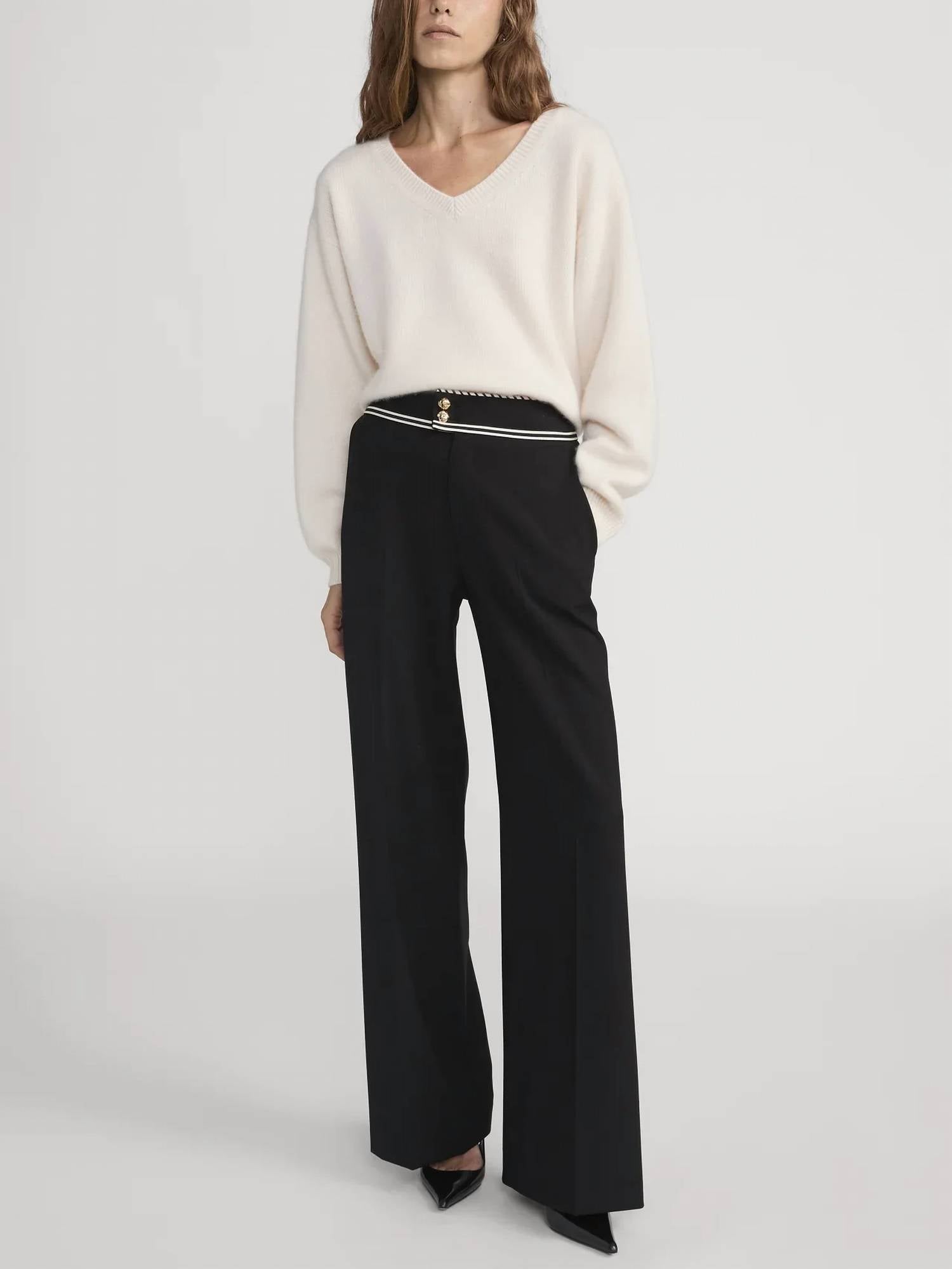 Frame - Prim Slim Palazzo Trouser