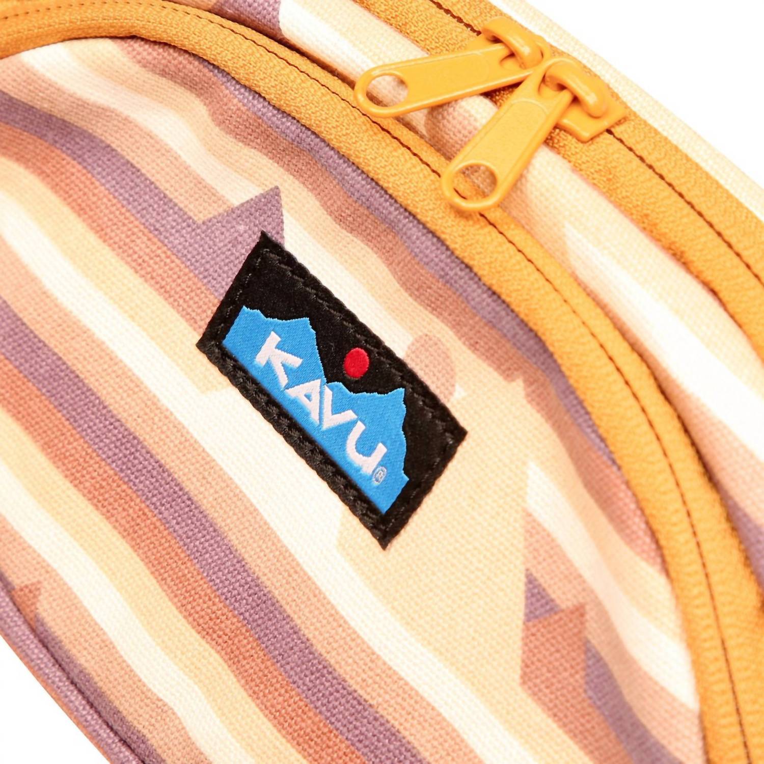 KAVU Women's Spectator Belt Bag Hip Fanny Pack in summit view - women's bag - alternate view
