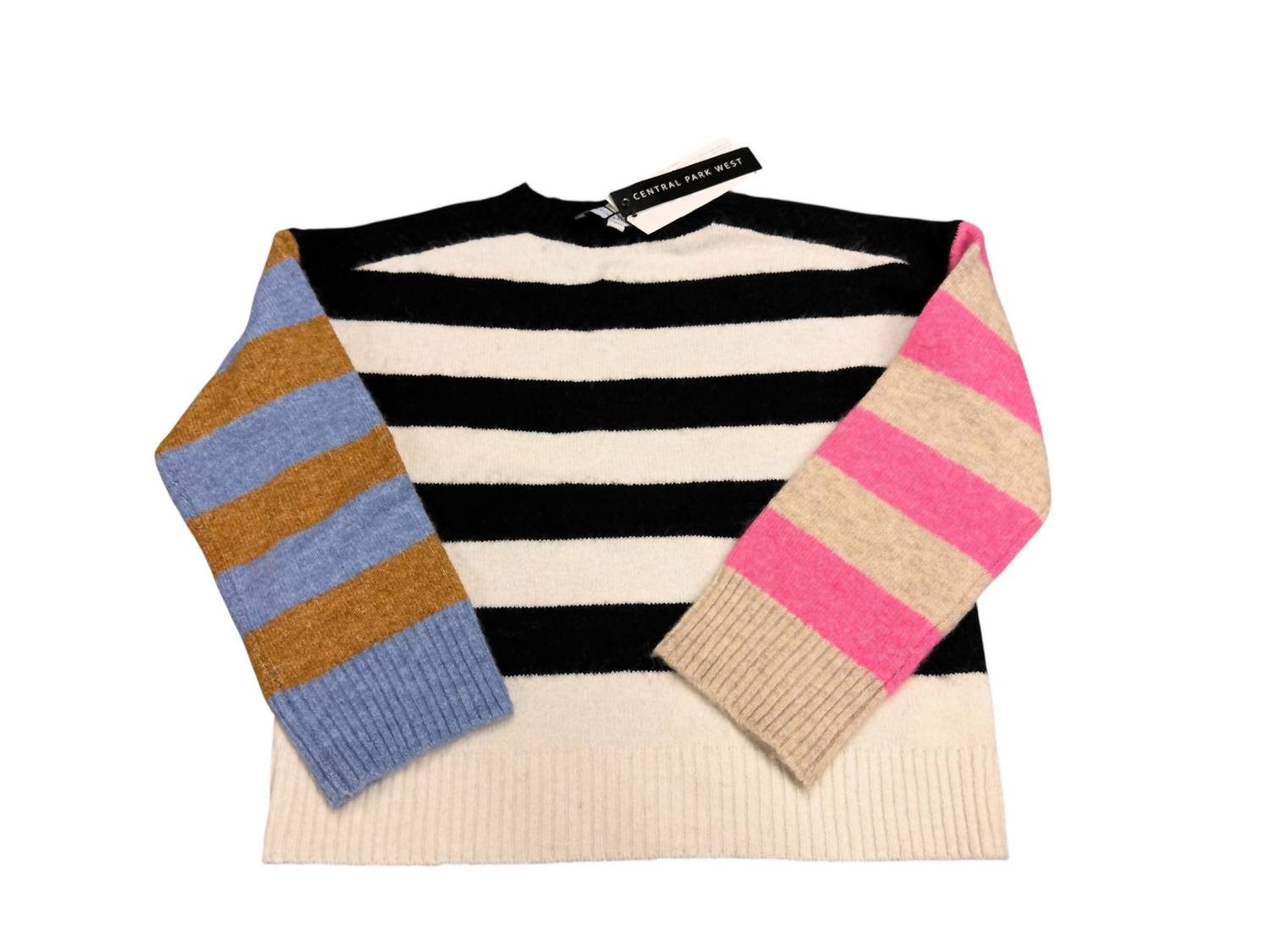 Central Park West Women's Stripe Sweater in multi - women's sweater