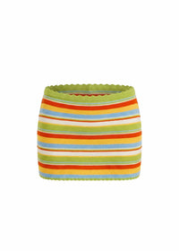 Solid & Striped - Celeste Knit Micro Mini Skirt