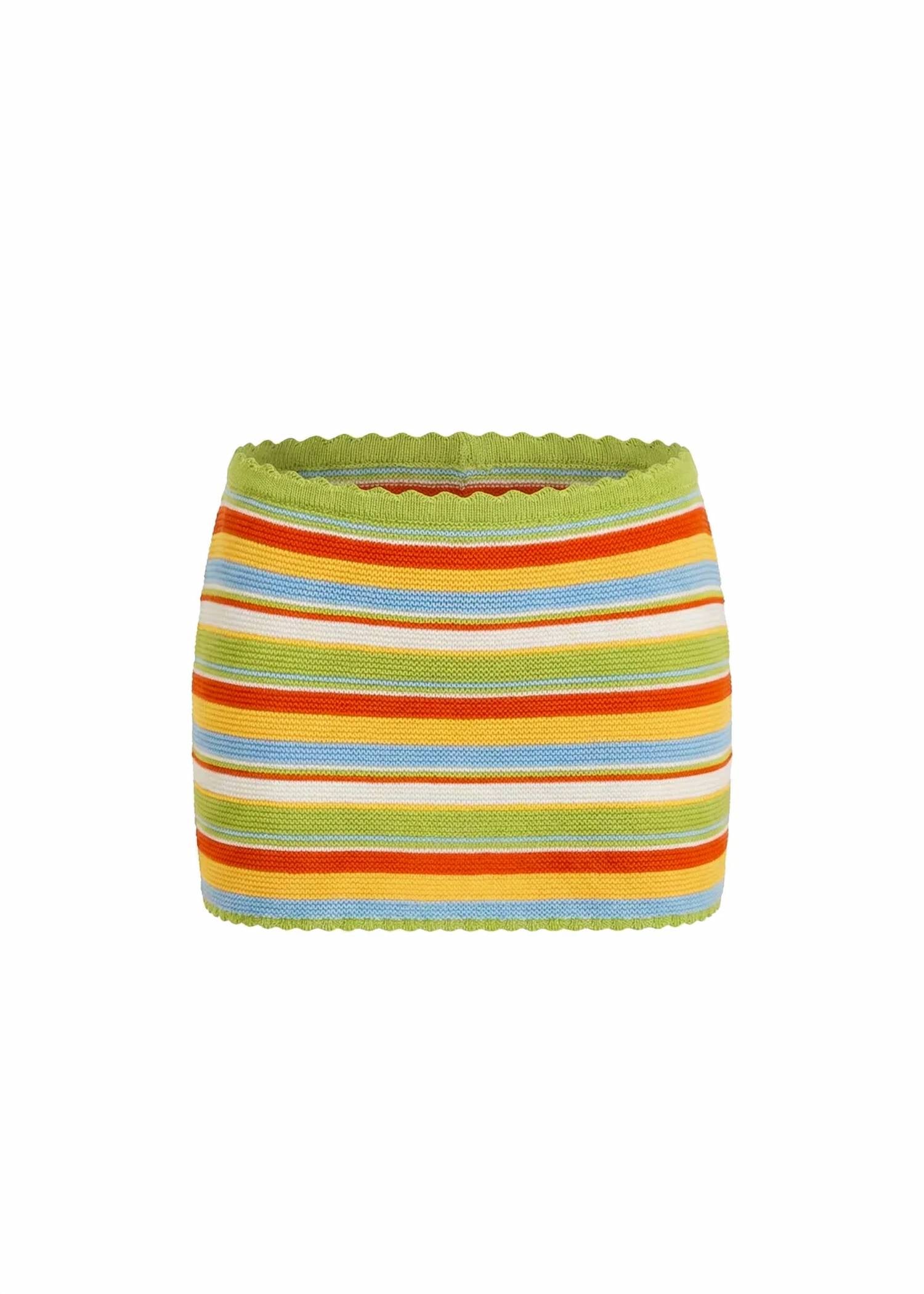 Solid & Striped - Celeste Knit Micro Mini Skirt
