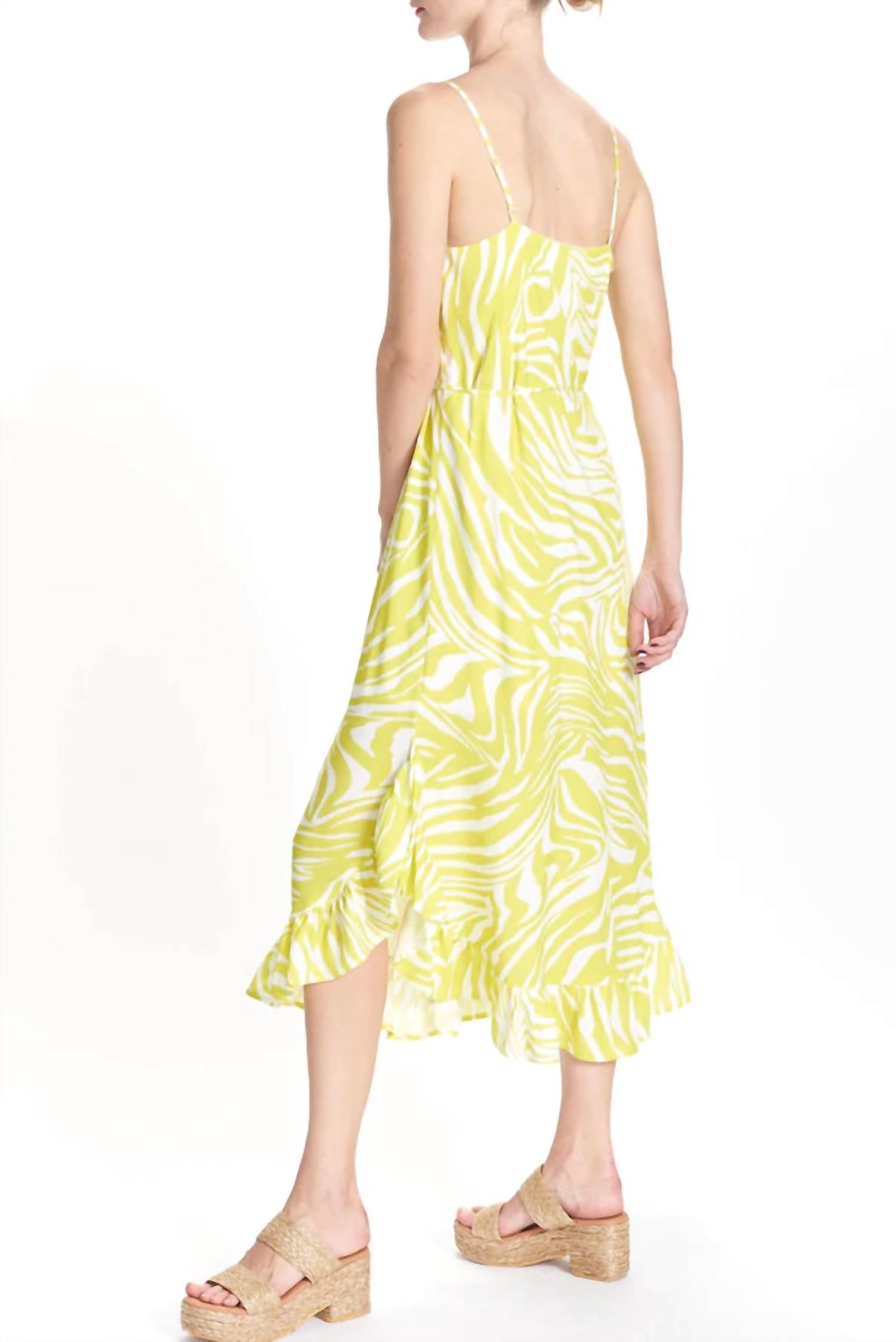 Corey Lynn Calter - CALTER GRACE RUFFLE HEM SLIP DRESS