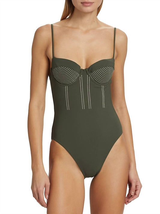 Jonathan Simkhai - BEATRIX BUSTIER ONE PIECE SWIMSUIT