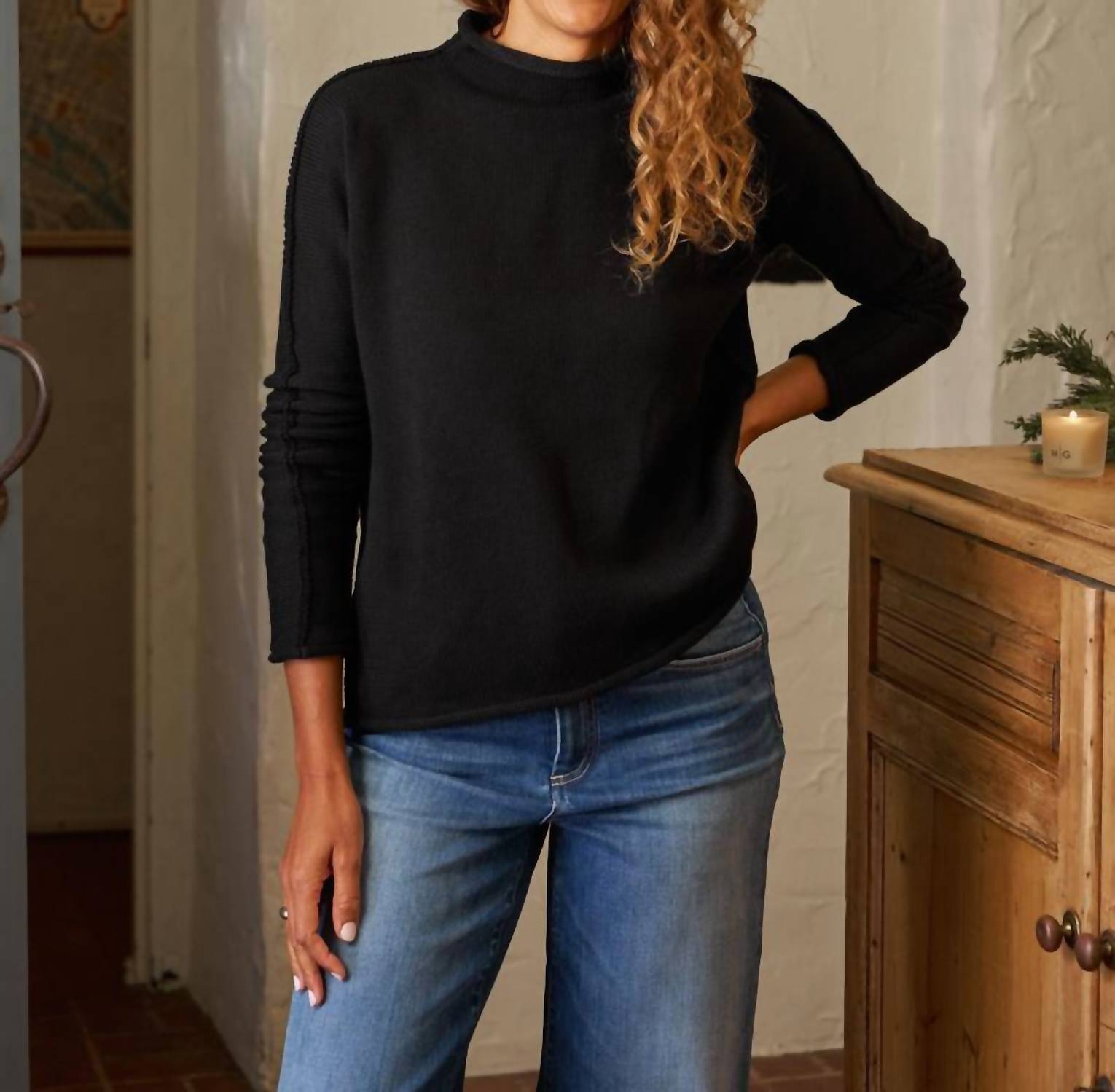 Frank & Eileen - Monterey Funnel Neck Sweater