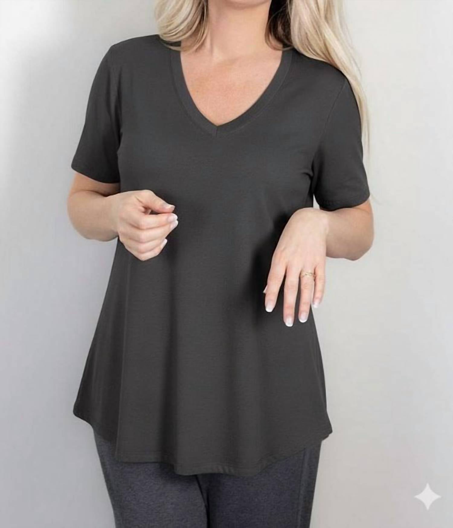 Pure Essence - Bamboo V-Neck Tee