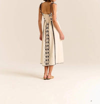Carolina K - Allegra Linen Midi Dress