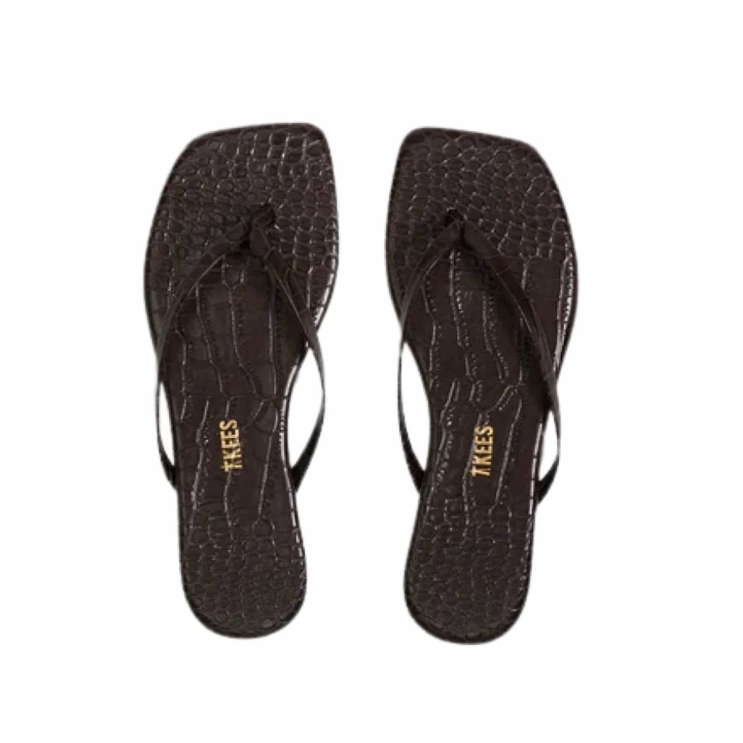 Tkees - Women's Square Toe Lily Croc Sandals