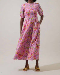 Sugarlips - Ramsie Floral Smocked Dress