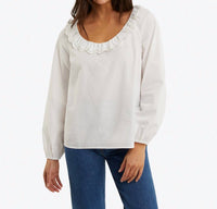 Draper James - Reyna Long-Sleeve Top