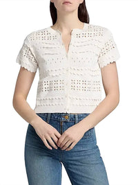 Ulla Johnson - Abriana Eyelet Knit Cardigan
