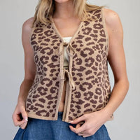 Ee:Some - Claire Front Tie Vest