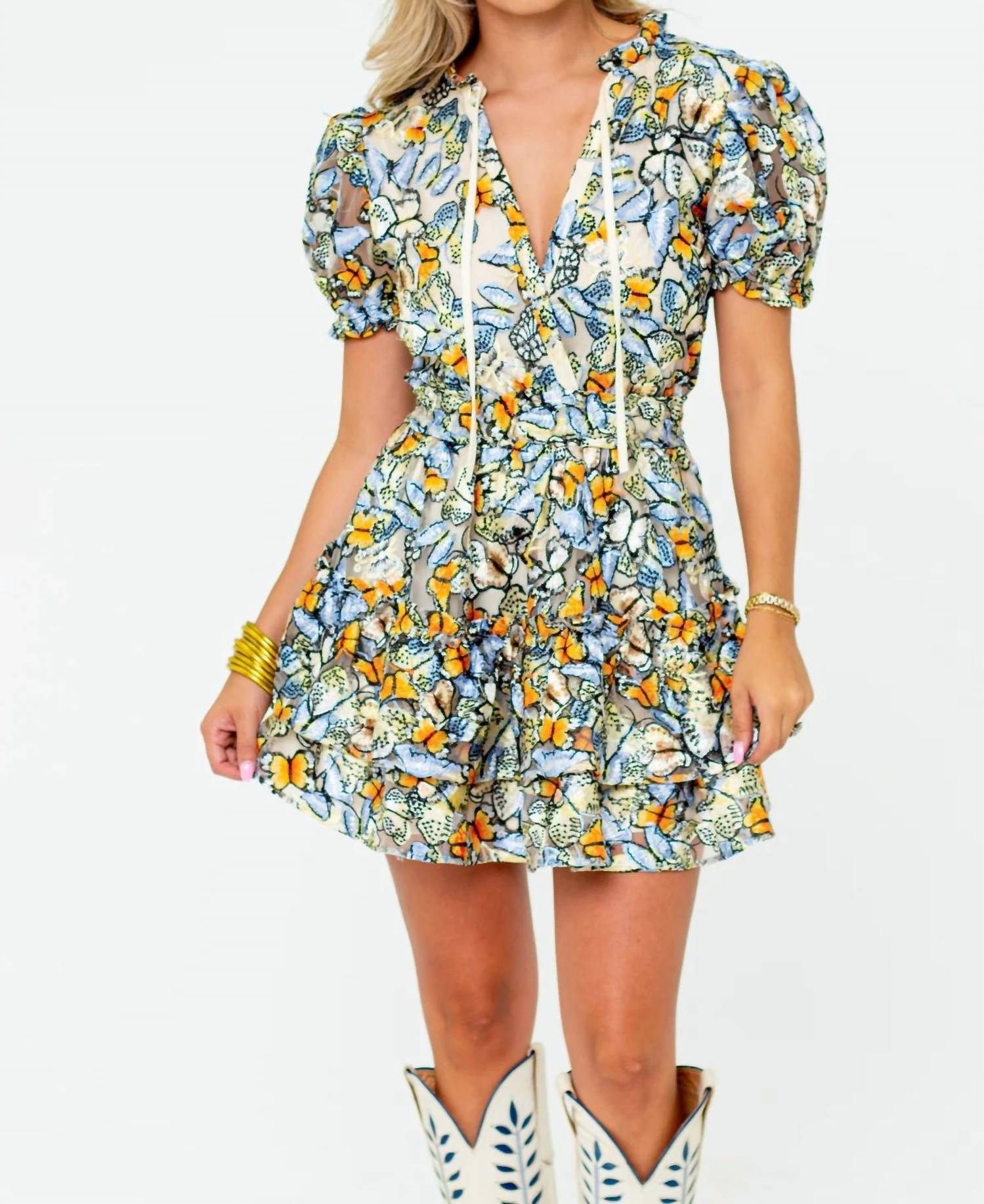 Buddylove - Clementine Elastic Waist Mini Dress
