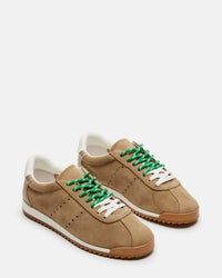 STEVE MADDEN Women's Mirage Suede Lace-up Sneaker in sand - women's sneaker