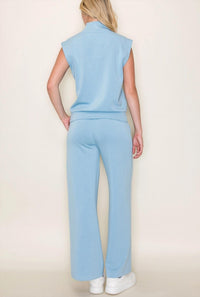 Star Drop - Margo Wide Leg Scuba Knit Pants