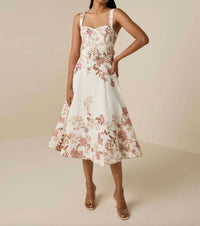 Hemant & Nandita - Diza Cotton Midi Dress