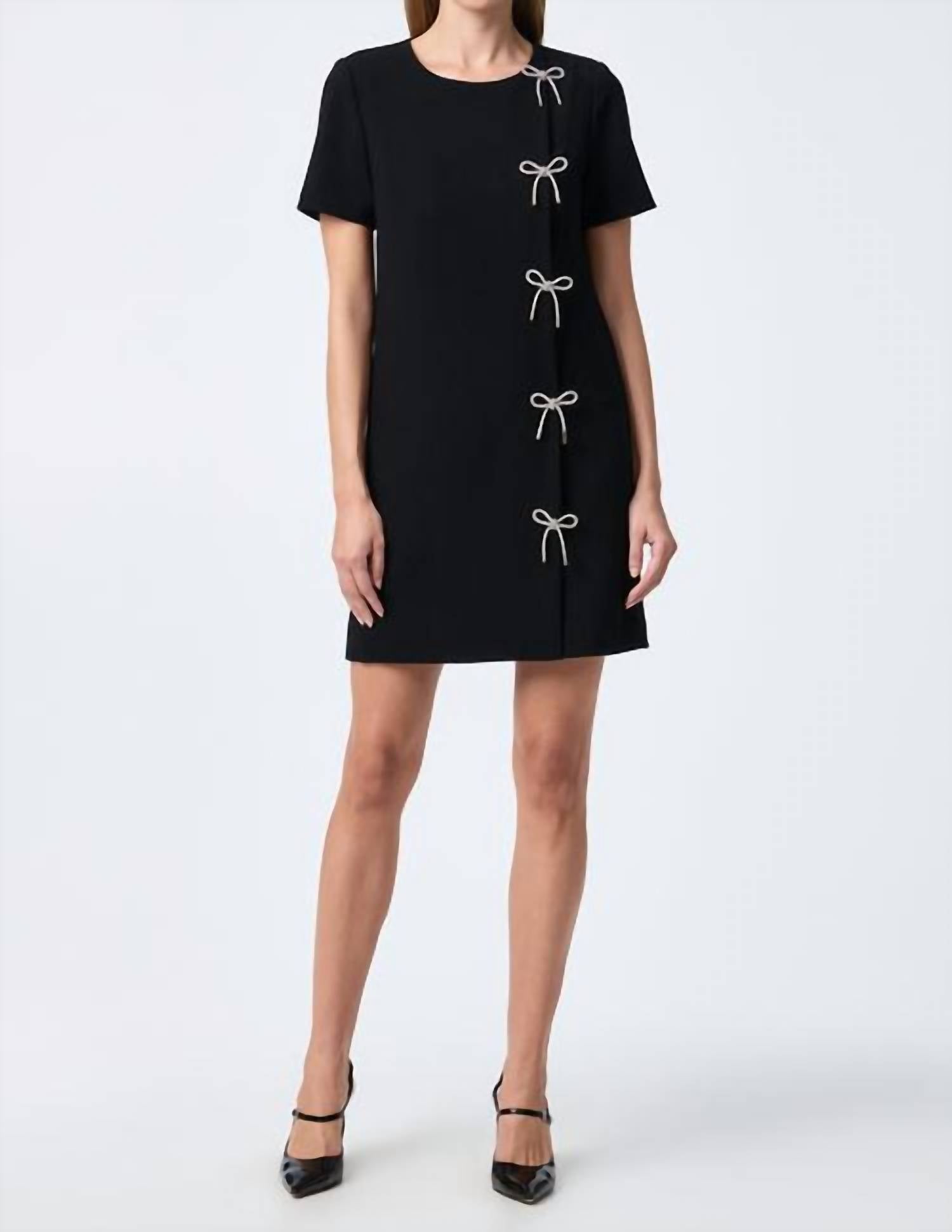 Trina Turk - Diamonds Crystal Bows Sheath Dress