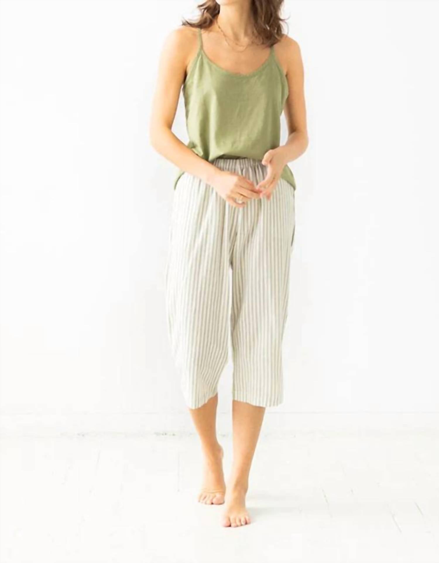 Salua - Woven V-back Tank