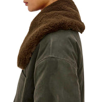 Rails Tessuto Canvas Jacket in umber - women's jacket - alternate view