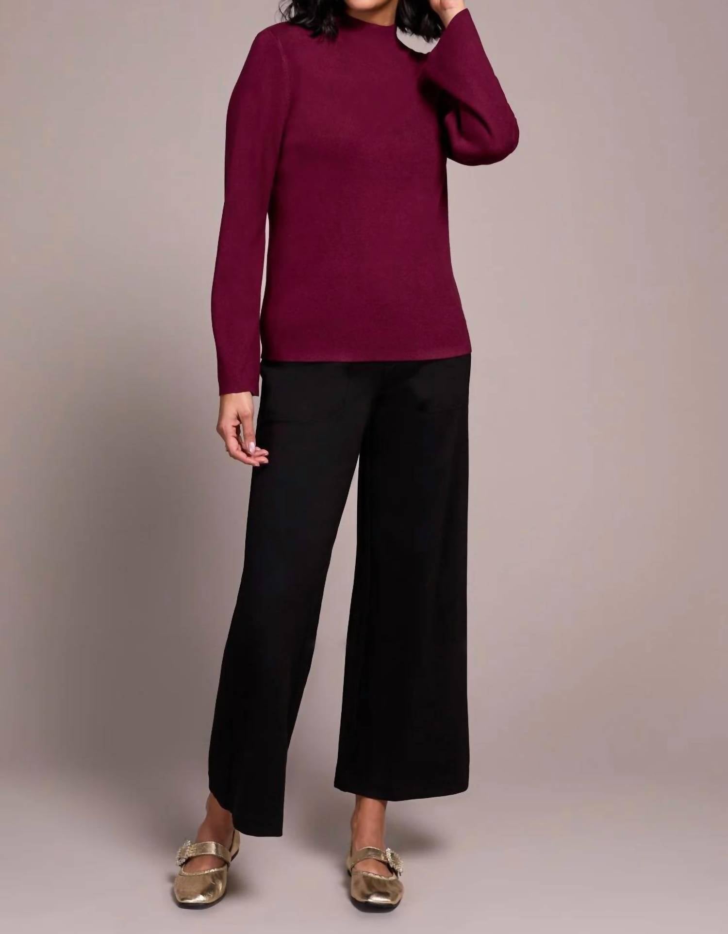 Tribal - Long Sleeve Funnel Neck Sweater