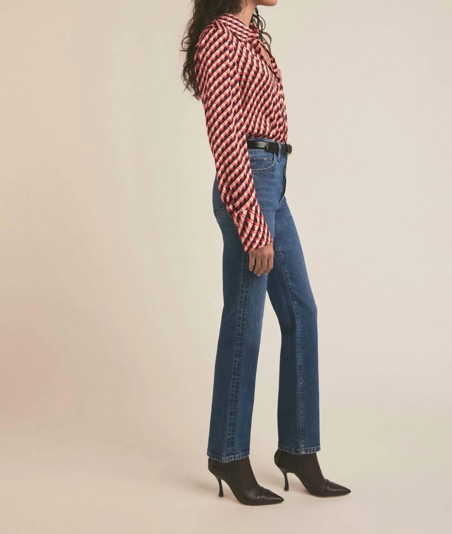 Favorite Daughter - The Valentina Super High Rise Straight Jeans