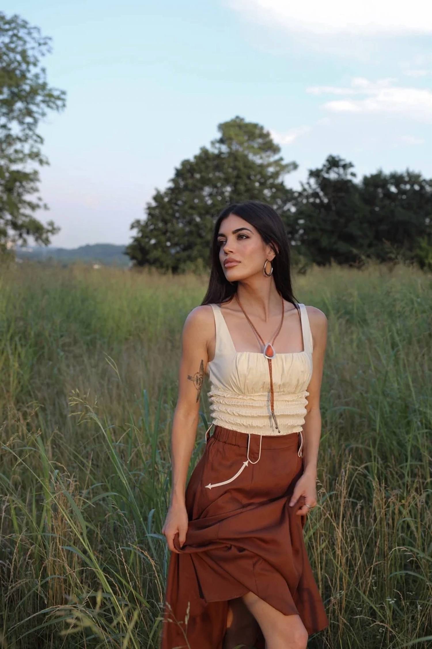 H Bar C - Santa Fe Western Skirt